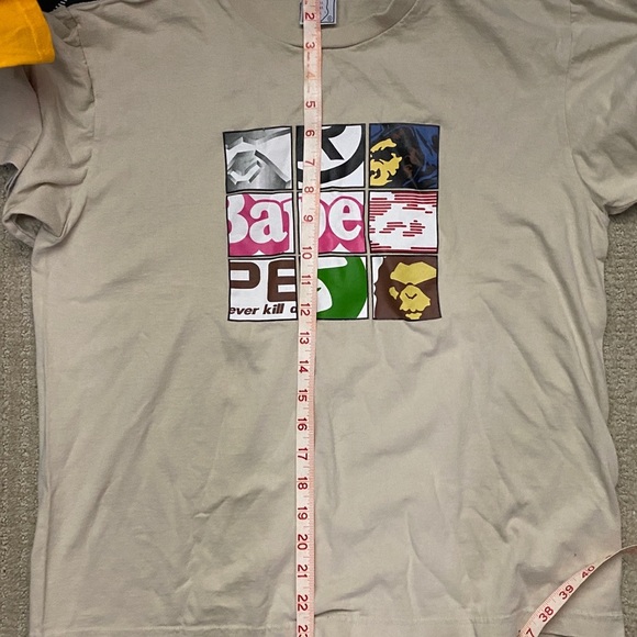 Bape Ape Shall Never Kill Ape Shirt Vintage - Picture 8 of 8